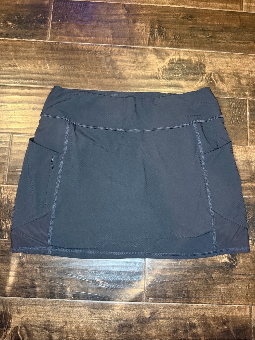 Athleta Textured Active Skort Mesh Pocket Women's Size MT Medium Tall